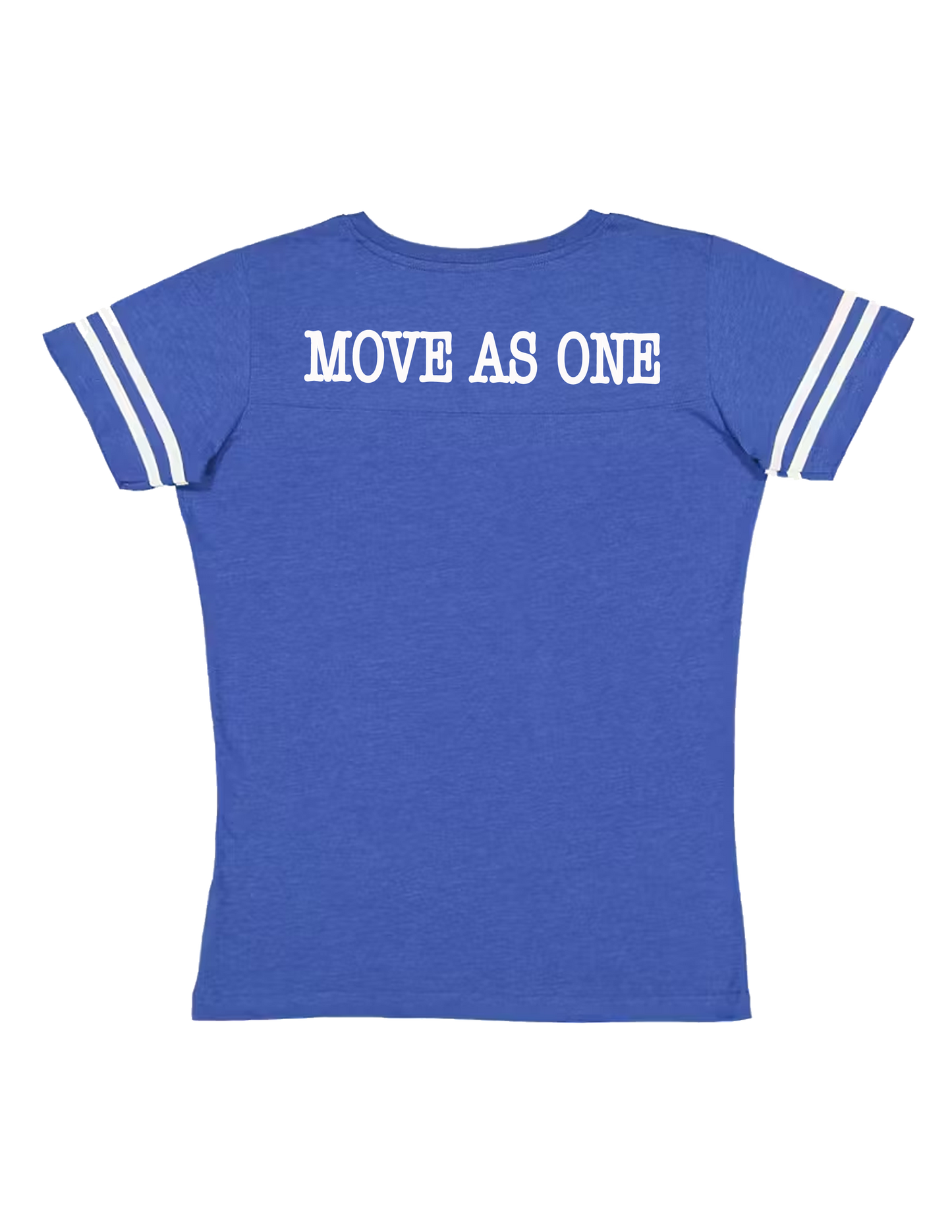 TEAM CAPTAIN SIGNATURE LOGO JERSEY TEE WOMENS- BLUE