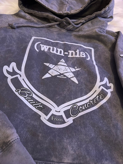 Built From Concrete Cement Hoodie