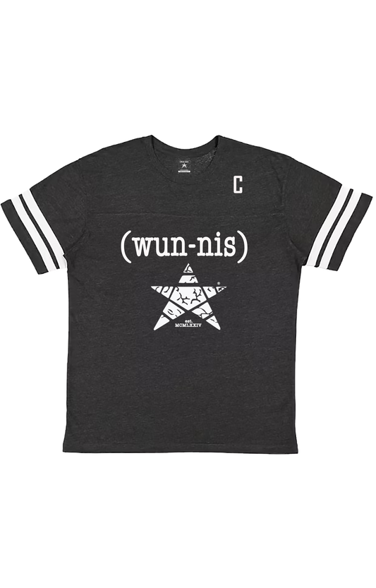 TEAM CAPTAIN SIGNATURE LOGO JERSEY TEE - MENS ASH BLACK