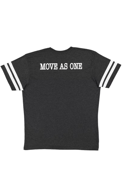 TEAM CAPTAIN SIGNATURE LOGO JERSEY TEE - MENS ASH BLACK