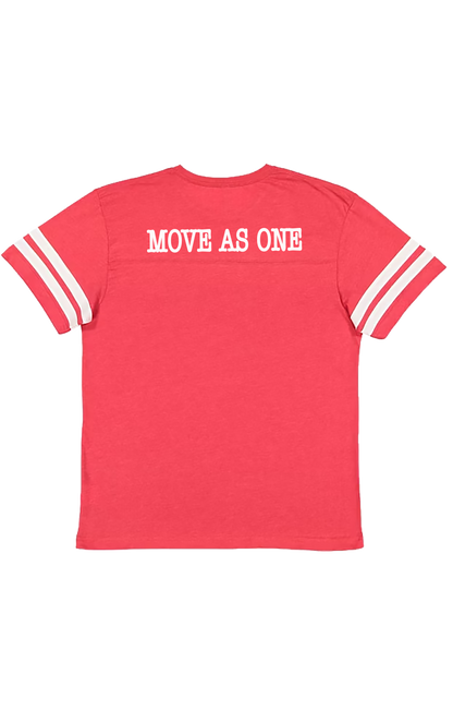 TEAM CAPTAIN SIGNATURE LOGO JERSEY TEE - MENS RED