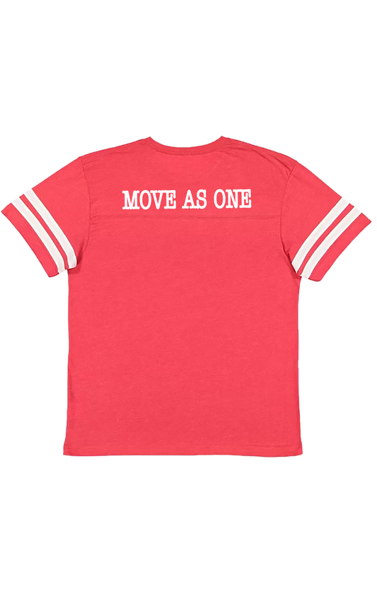 TEAM CAPTAIN SIGNATURE LOGO JERSEY TEE - MENS RED