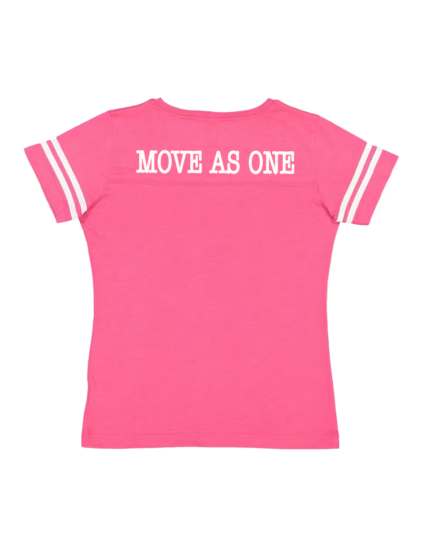 TEAM CAPTAIN SIGNATURE LOGO JERSEY TEE WOMENS- PINK