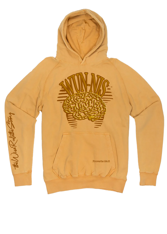 thewiserulethestrong Wheat CROWN Hoodie